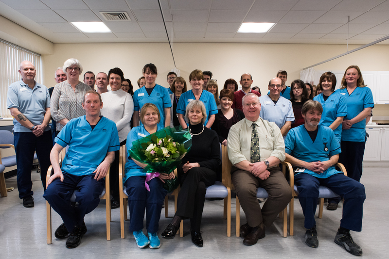 17-02-17 Prinicpal Orthotist and Orthotics Service Manager Lorna Duncan retires after 42 years service the NHS