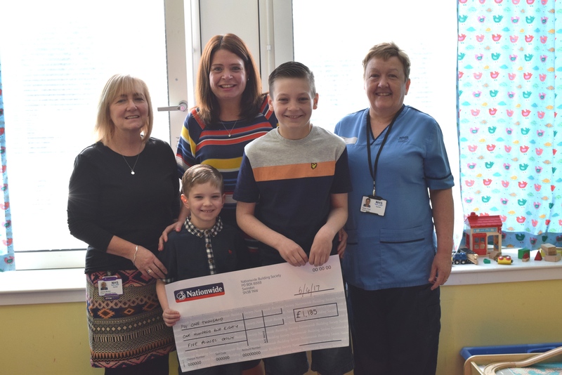 Birthday donation to paediatric teams