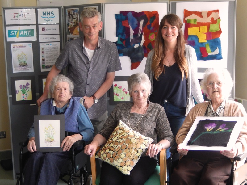 Celebration of patients� arts and crafts at Stracathro Hospital