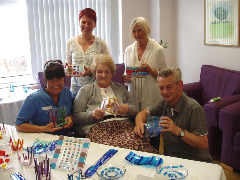 Celebration of patients� glass crafts at PRI Stroke Unit
