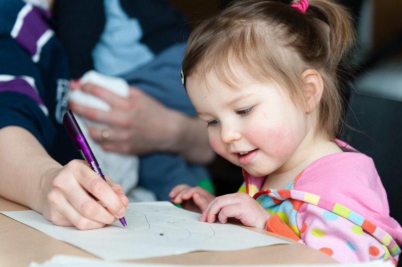 Child drawing