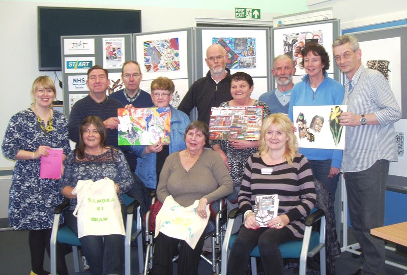 The People's Stroke Group in Perth unveil art display