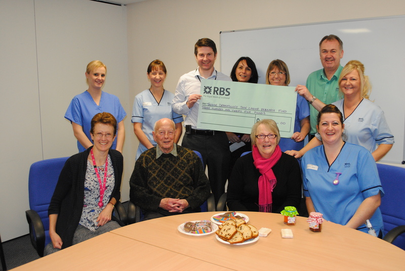 17-12-14 Donation to the Tayside skin cancer research fund