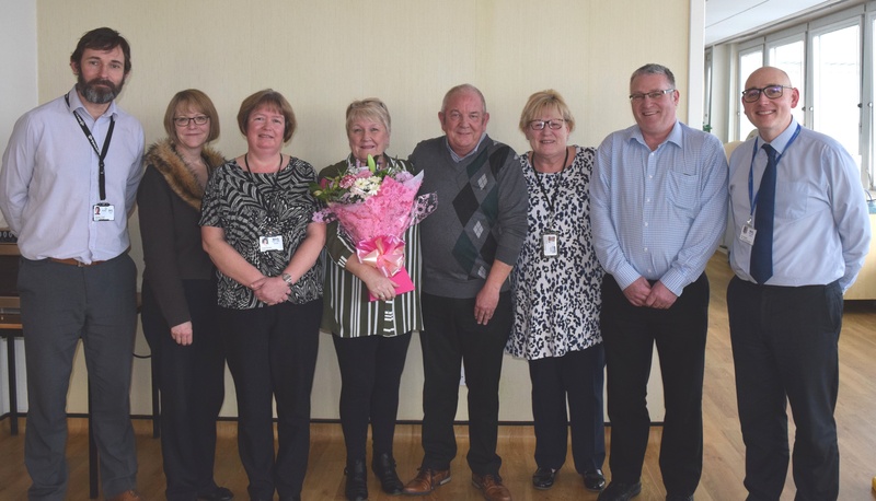 26-01-18 Sheena and Keith say farewell after 43 combined years service