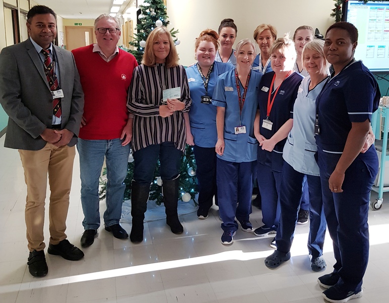 Donation to thank staff in Ward 26