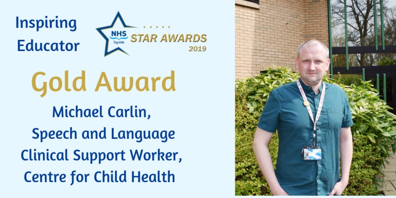 2019 STAR GOLD winner - Michael Carlin Inspiring Educator