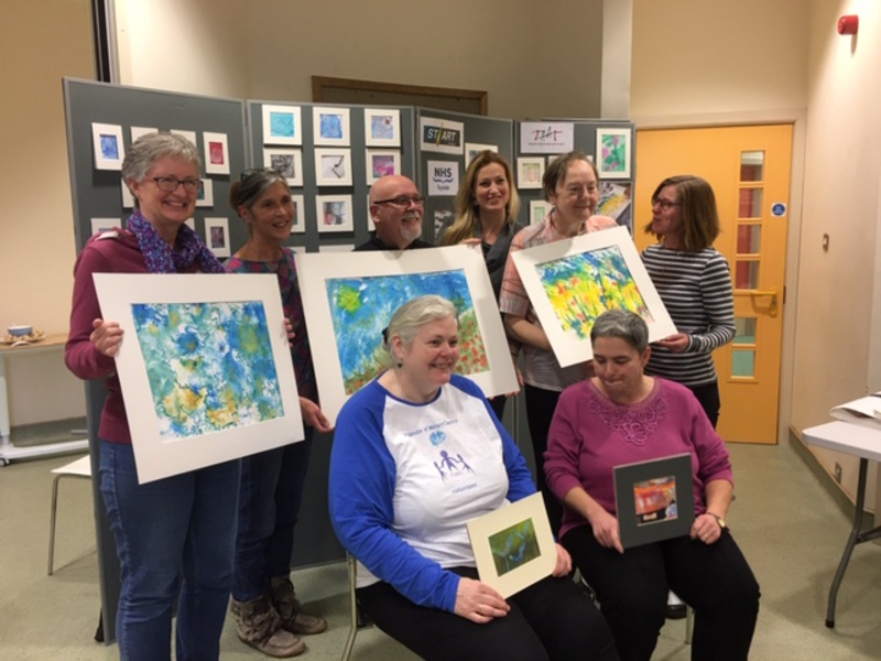 Exploring print with Neuro Central Auchterarder