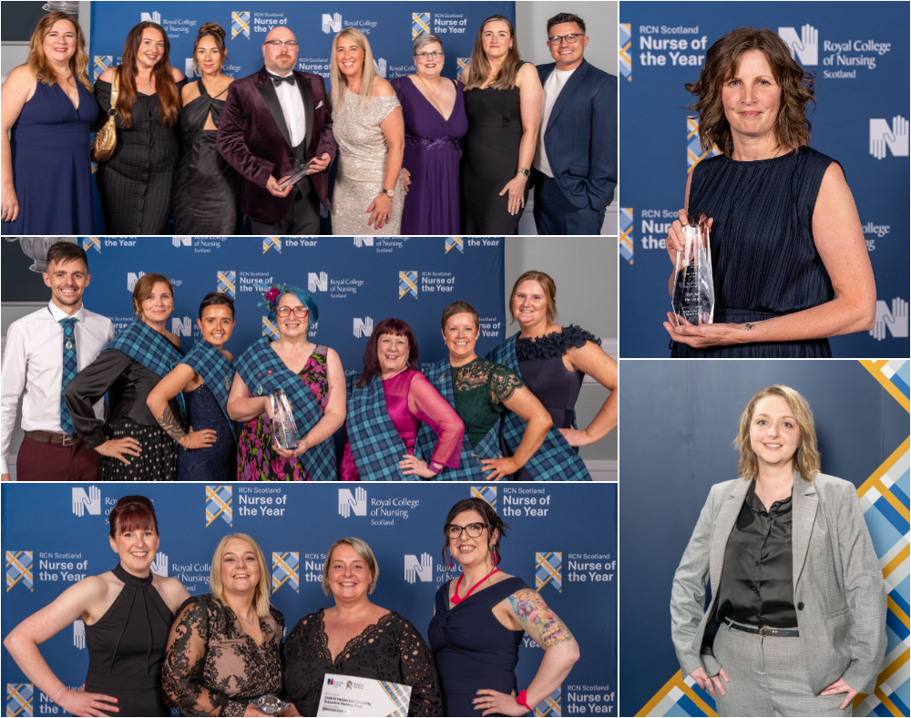 Tayside nurses scoop top awards at RCN Scotland Awards ceremony