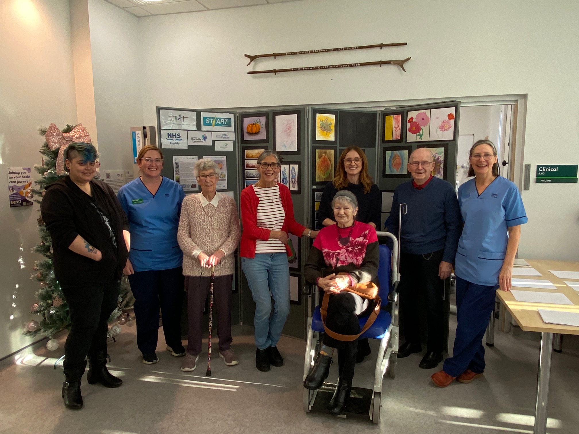 Creative arts group showcase work in Arbroath exhibition