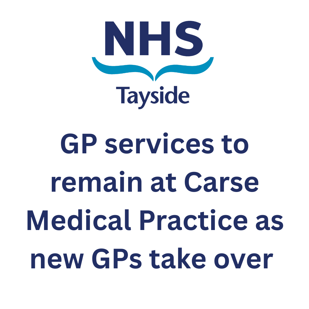 GP services to remain at Carse Medical Practice as new GPs take over