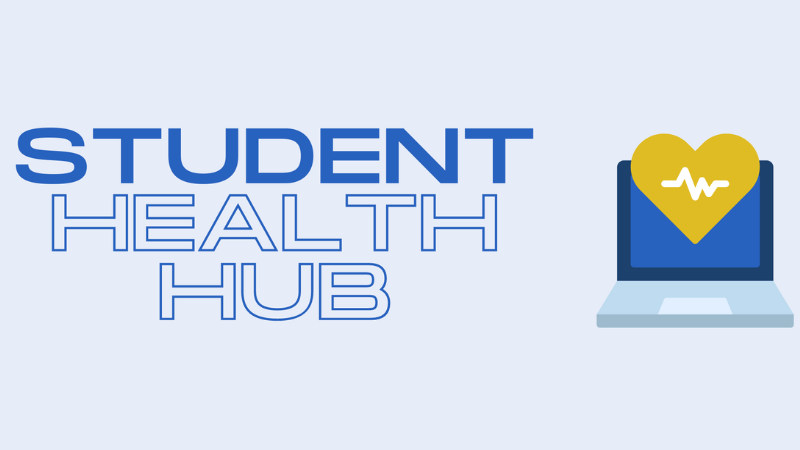 Student Health Hub banner for homepage