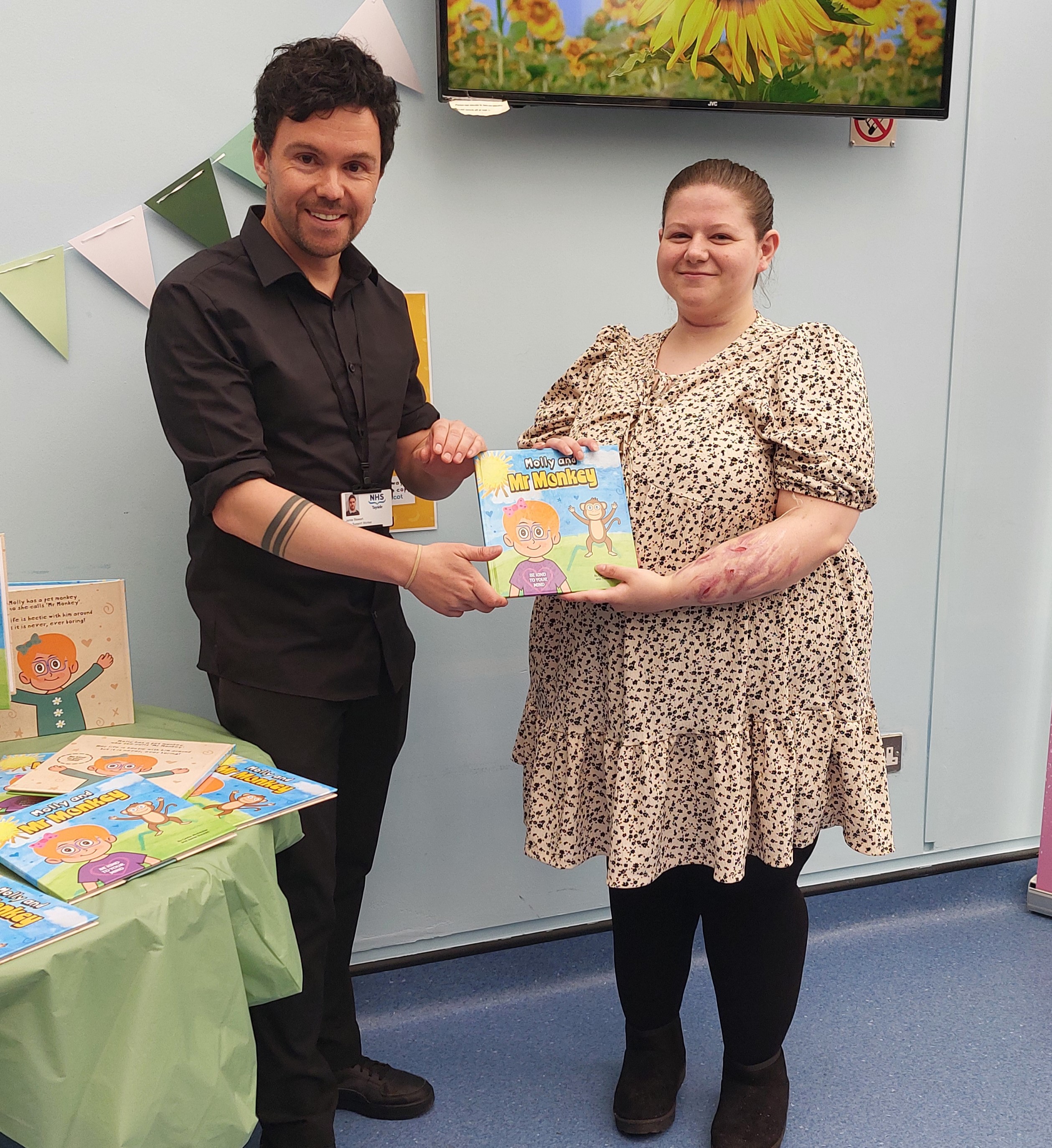 Carseview patient and staff collaborate to create children�s mental health book