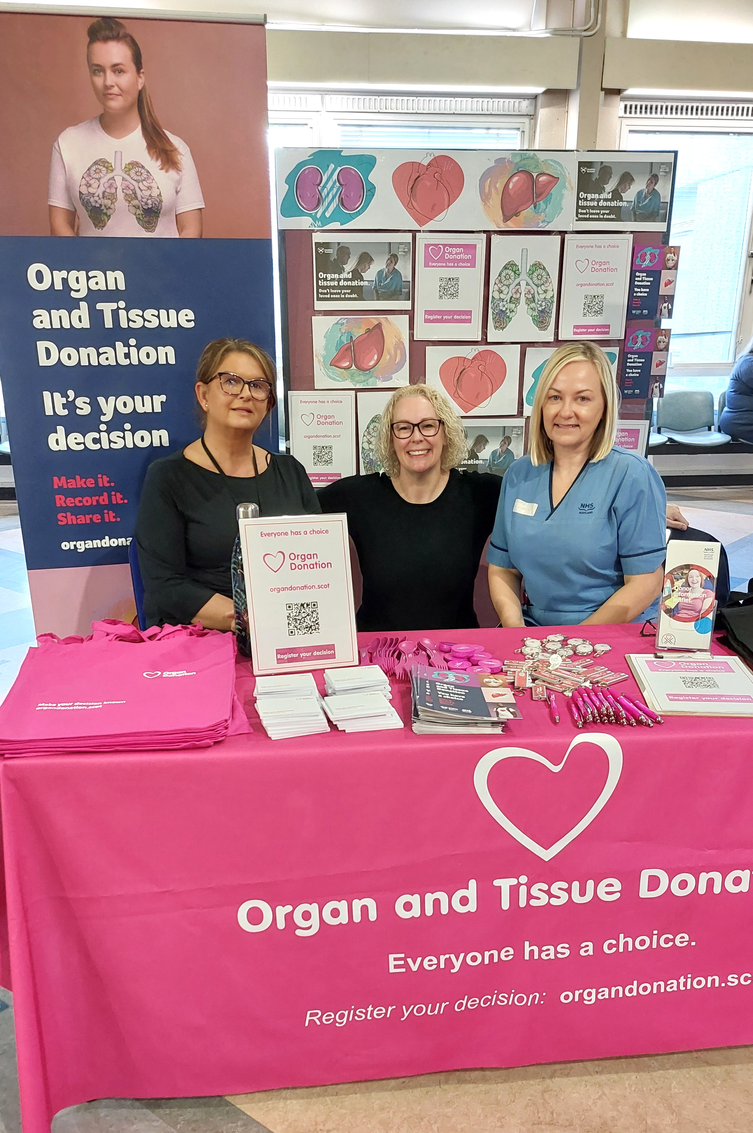 NHS Tayside supports Organ and Tissue Donation Week