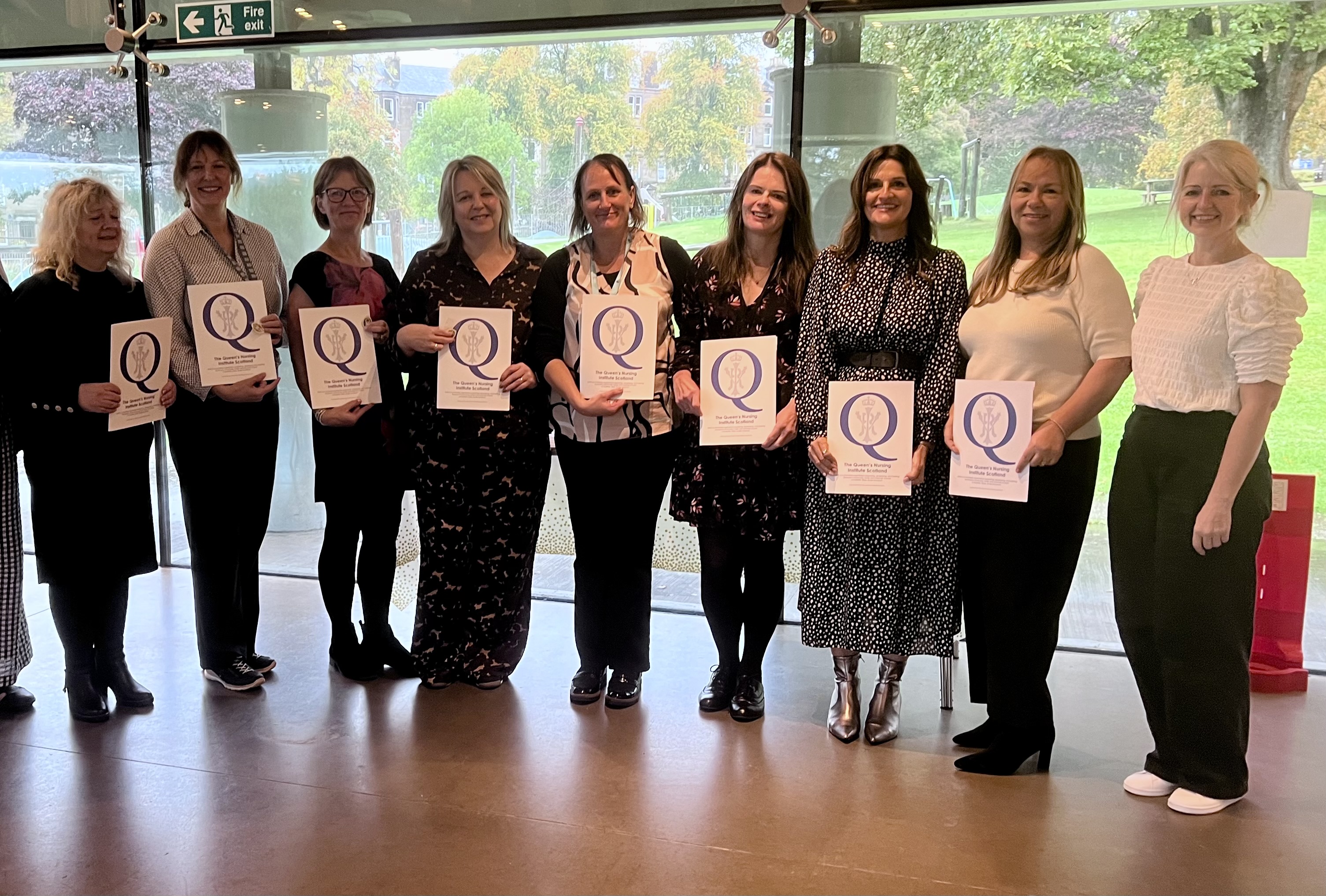 17-10-25 NHS Tayside nurses recognised with QNIS long service awards