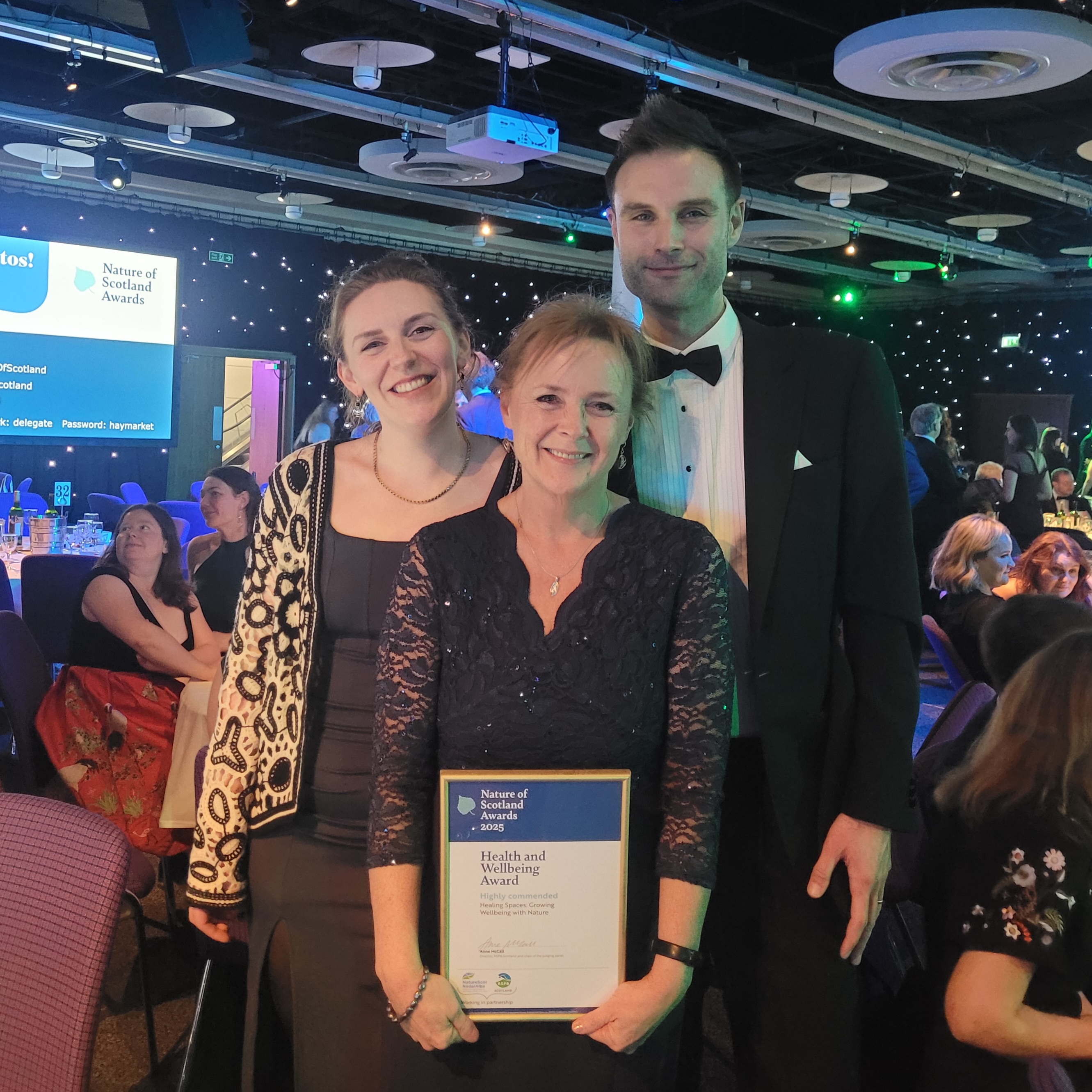 Healing Spaces Highly Commended at Nature of Scotland Awards