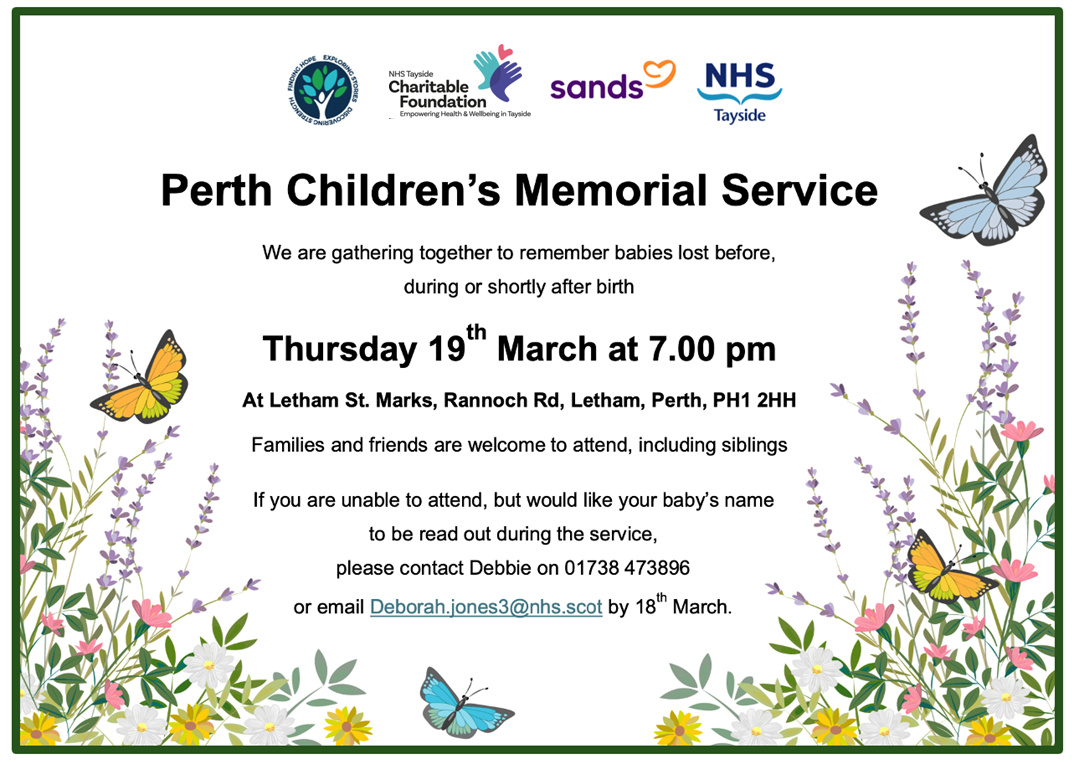 Children�s Memorial Service in Perth