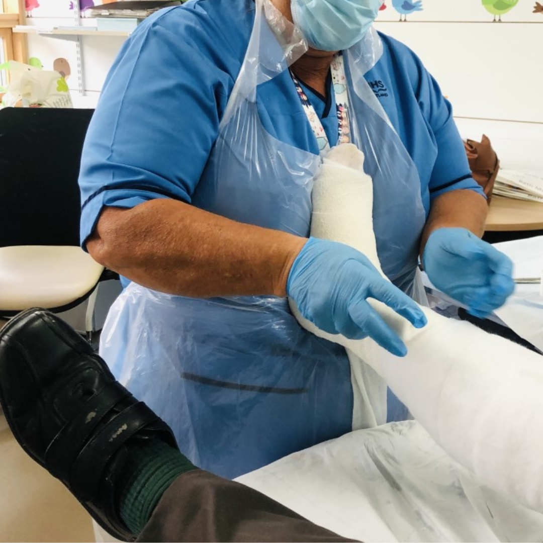 CTACS leg dressing