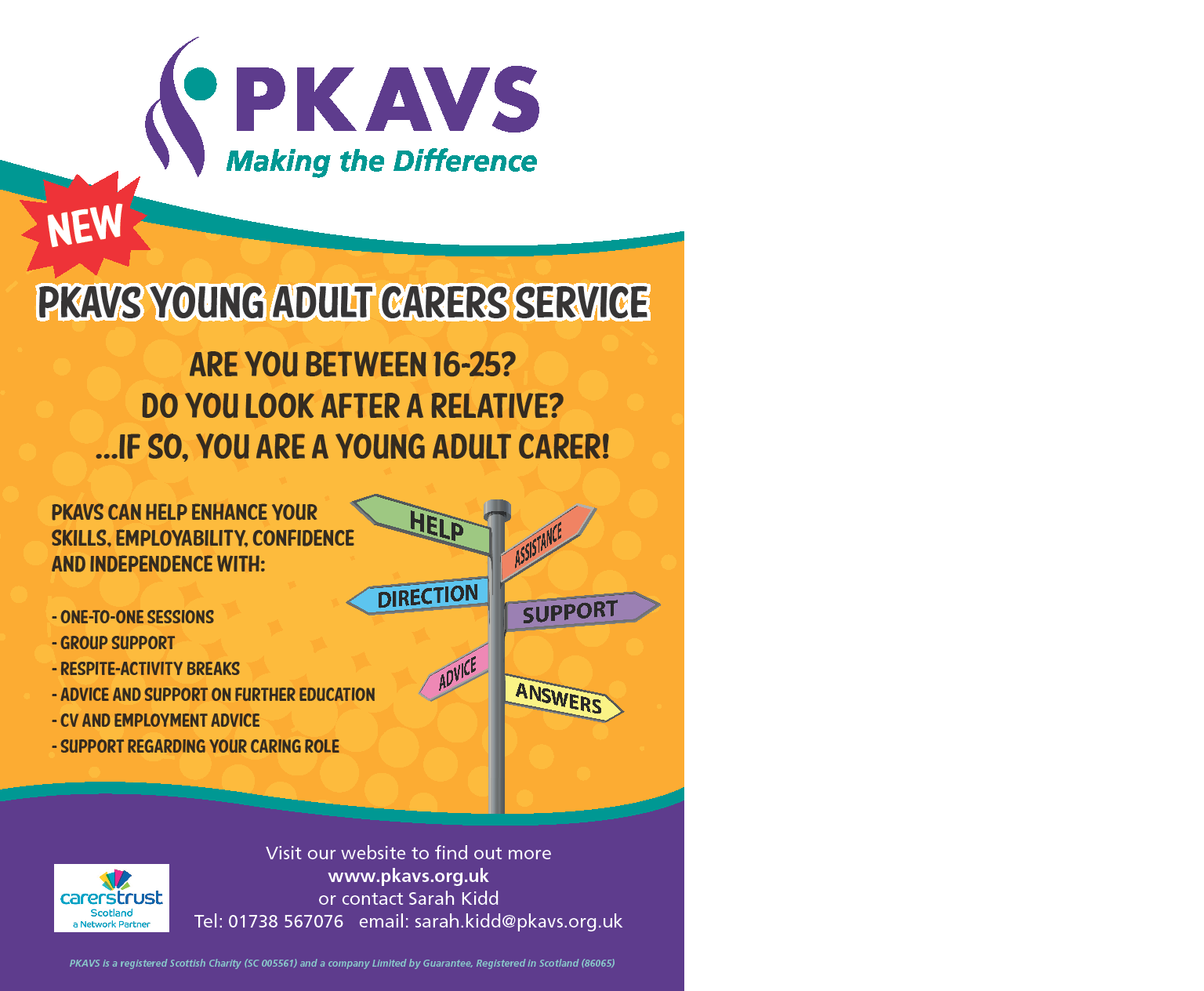 Young Adult Carers poster 