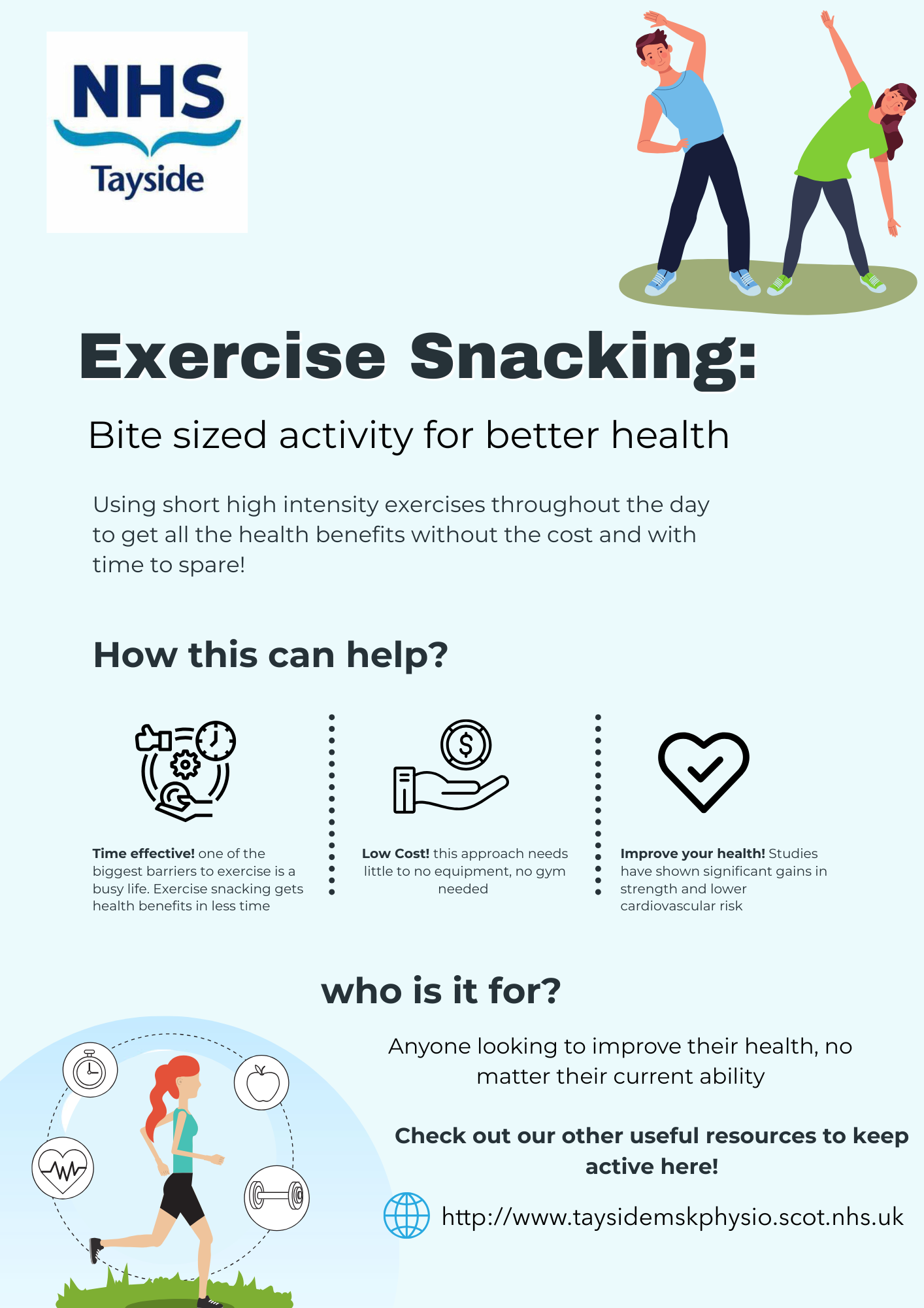 Exercise snacking front image