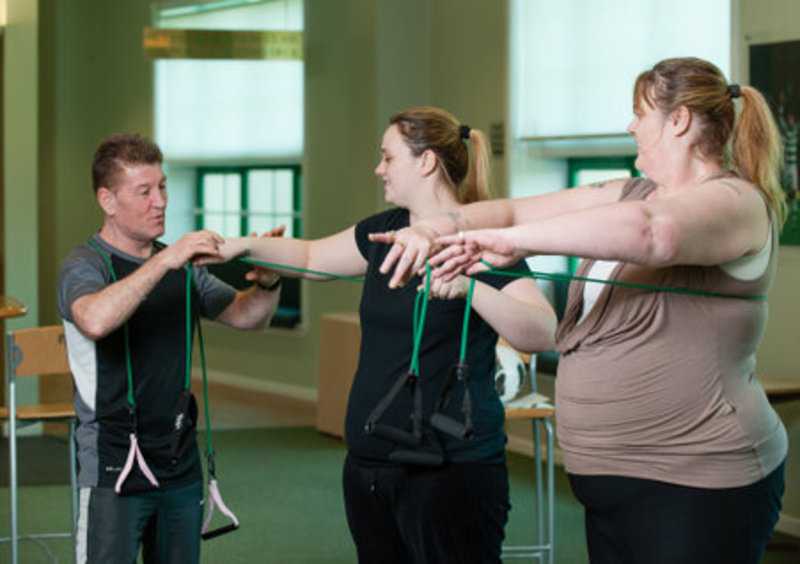 Patients in rehab class