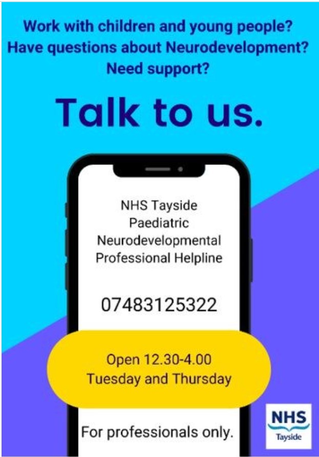 Neurodevelopmental Professional Helpline 